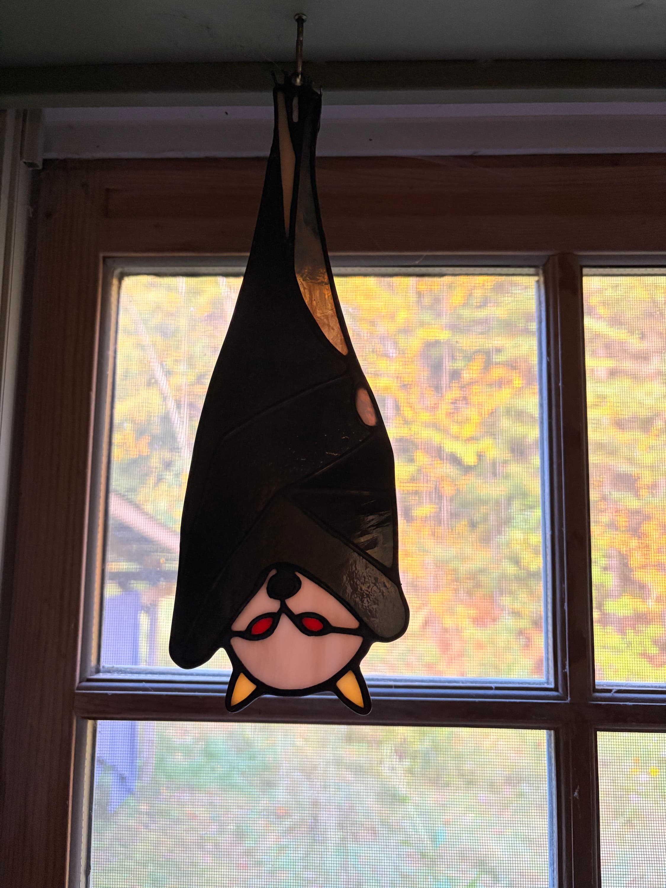 Bat - Light Grey with Red Eyes artwork image