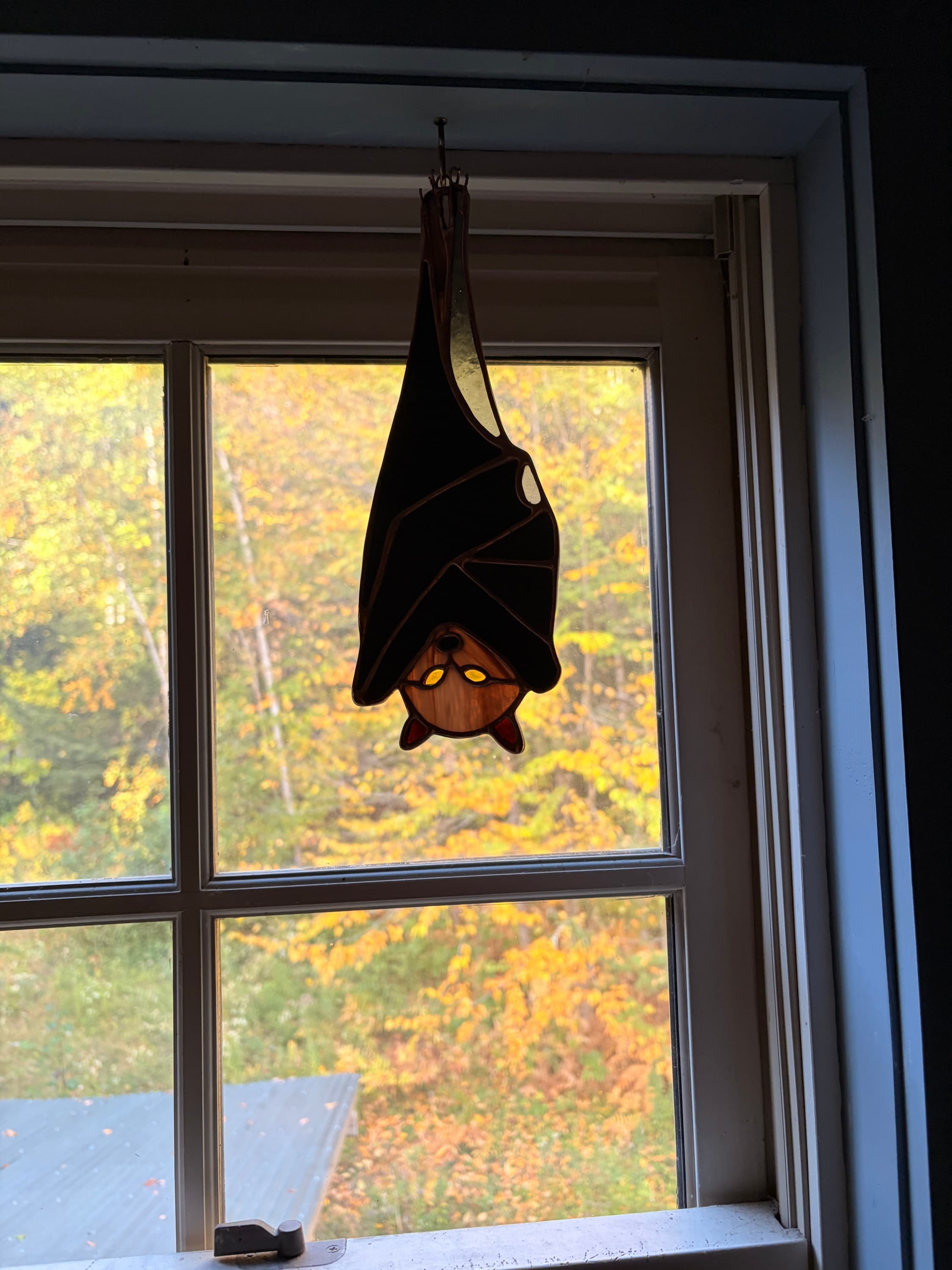 Bat - Grey-Brown with Yellow Eyes artwork image